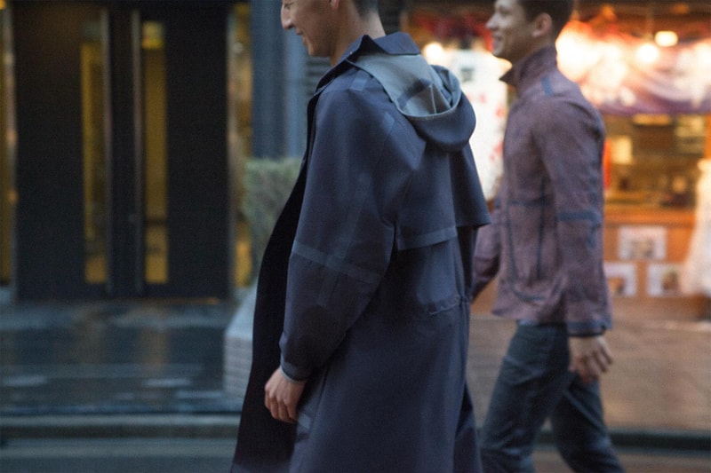 Robert Geller x Lululemon Take the Moment Collection Info outerwear jackets tokyo rain waterproof coats athletic apparel sportswear  