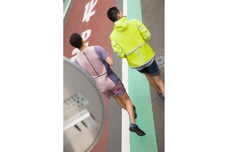 Robert Geller x Lululemon Take the Moment Collection Info outerwear jackets tokyo rain waterproof coats athletic apparel sportswear