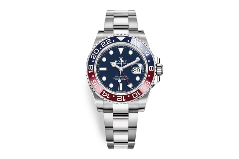 Rolex GMT-Master II 18ct White Gold Pepsi Release Blue Red 2019 Info 