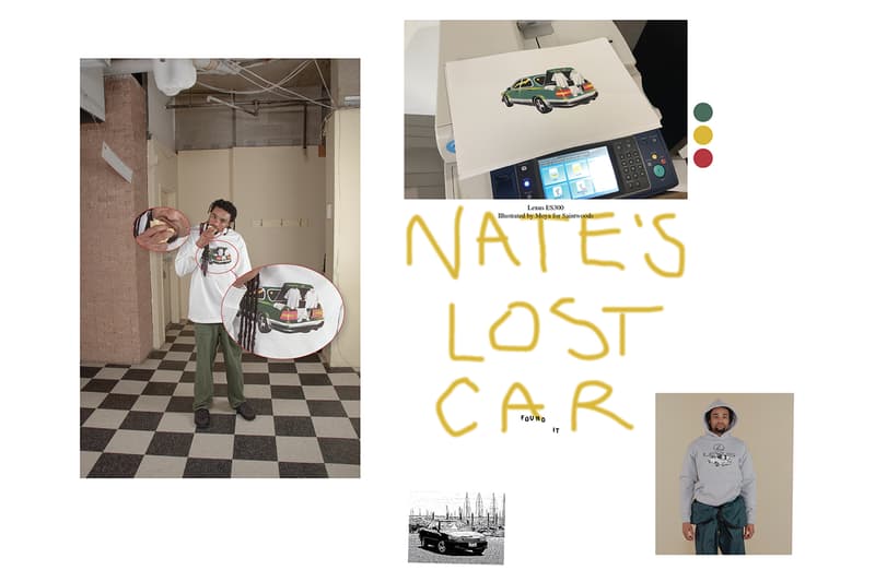 Saintwoods SW.007 Collection Lookbook Release t shirt hoodie sweater beanie grinder baseball bat Lexus ES300 Simpsons oddjob
