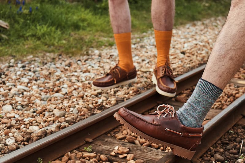 Sebago Spring Summer 2019 SS19 "Escape & Explore" Collection Campaign Lookbook  Dockside Cityside Campside Loafers Dockers Deck Boat Shoes Leather WW1 Sound Mirrors Romney Marshes