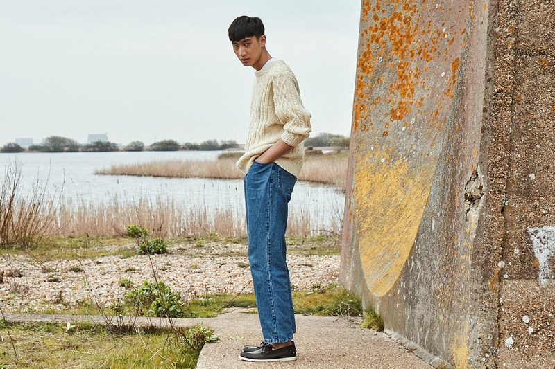 Sebago Spring Summer 2019 SS19 "Escape & Explore" Collection Campaign Lookbook  Dockside Cityside Campside Loafers Dockers Deck Boat Shoes Leather WW1 Sound Mirrors Romney Marshes
