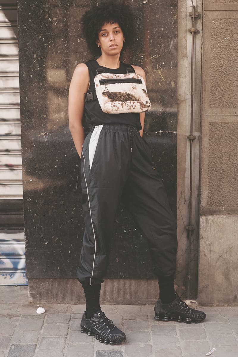 Slam Jam Socialism "Boolin in Brussels" Spring Summer 2019 Editorial Lookbook Stussy Moncler The North Face Nike Shox FRGMT Asics Polo Ralph Lauren Commes des Garcons Shirt