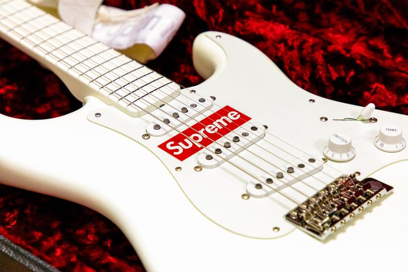 Sotheby's Supreme Accessories Auction News box logo skate new york louis vuitton punching bag edc scarface bogo stickers brick red anti hero B&O