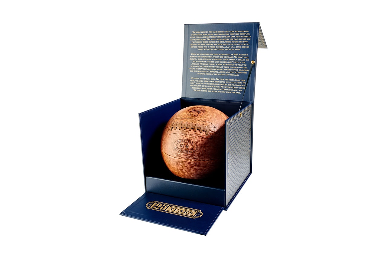 Spalding 125th Anniversary Horween Basketball leather 1894 ball limited may 30 2019 release mvp nba finals tip off