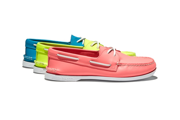 Two Classic Sperry Styles Get Dipped in Neon for Summer