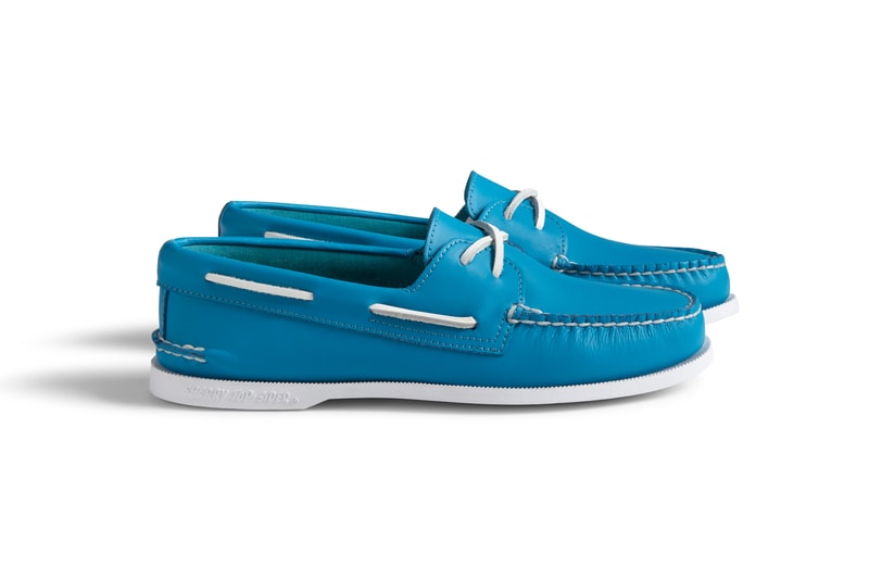 sperry cloud collection noah brendon babenzien summer neon boat shoe canvas sneaker