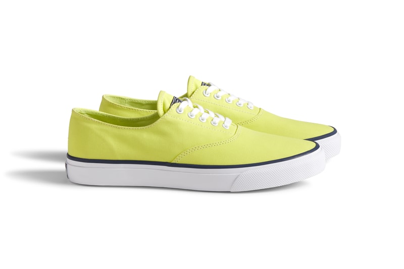 sperry cloud collection noah brendon babenzien summer neon boat shoe canvas sneaker