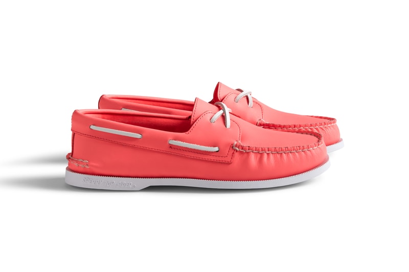 sperry cloud collection noah brendon babenzien summer neon boat shoe canvas sneaker