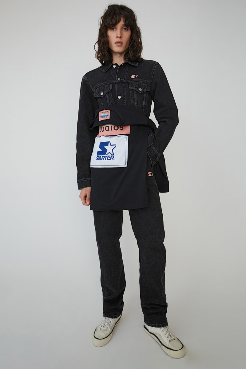 Starter Black Label x Acne Studios SS19 Lookbook collection spring summer 2019 collaboration drop release date info buy may 30 2019