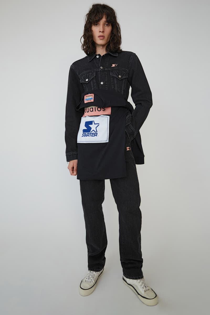 Starter Black Label x Acne Studios SS19 Lookbook collection spring summer 2019 collaboration drop release date info buy may 30 2019