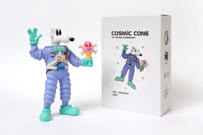 An Exclusive First Look at the Steven Harrington x ICECREAM 'Cosmic Cone' Sculpture