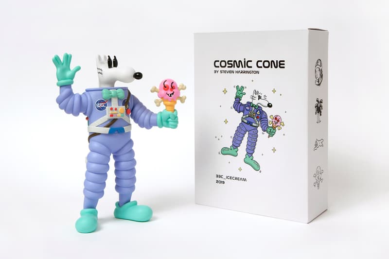 steven harrington icecream cosmic cone vinyl figure sculpture edition artworks collectibles