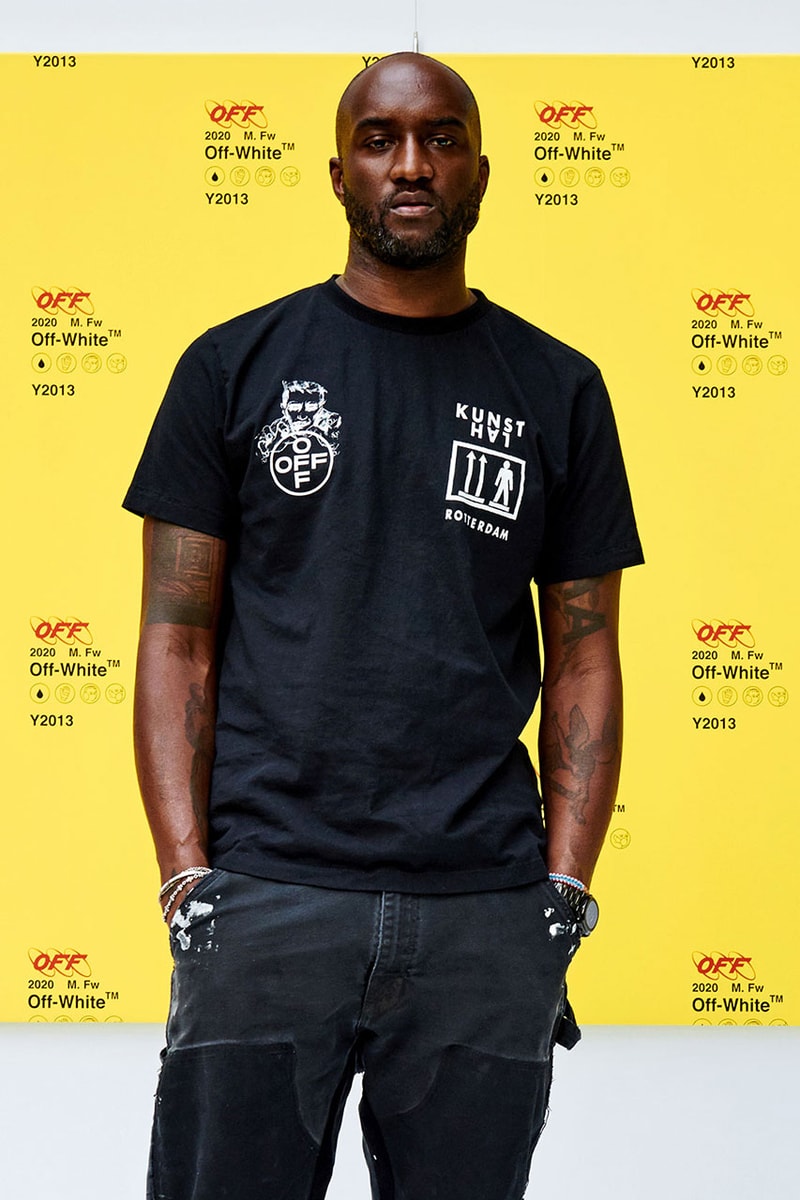 Virgil Abloh Off-White Louis Vuitton Creative Director Streetsnaps Seoul South Korea Illustration Event Kunsthal Rotterdam T-Shirt Collaboration Outfit Photography