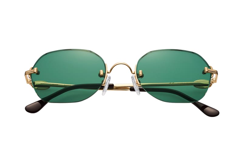 supreme green sunglasses