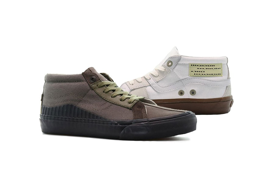 Taka Hayashi x Vans Style 138 Mid LX Release colorways th collaboration collection sneakers date drop info buy may 1 119,95 VN0A45K7VTQ marshmallow military green VN0A45K7VTP