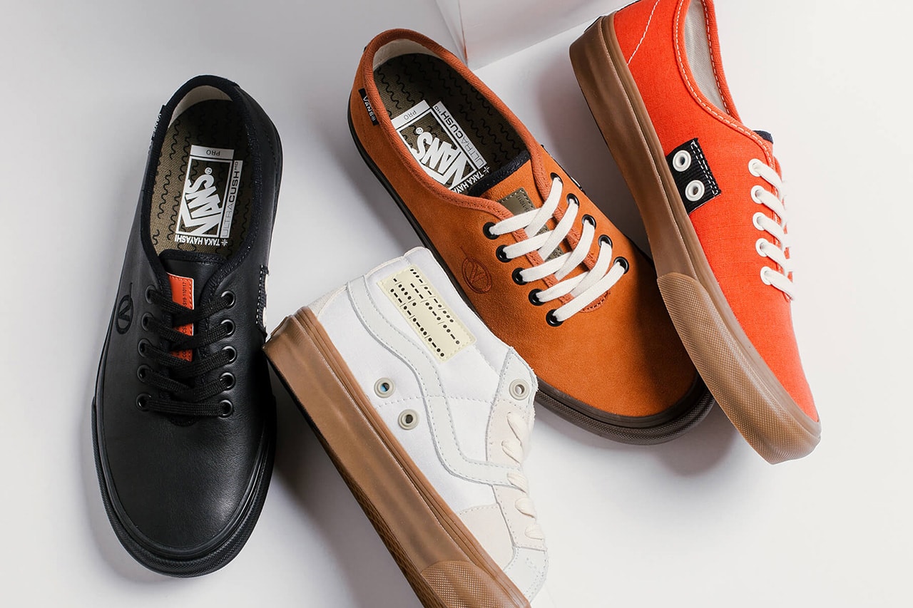 Taka Hayashi x Vans Vault Footwear Collection Authentic One 138 Mid LX Native American Influence spicy orange leather brown black white Sneaker Release Information Drop Date Cop Now 