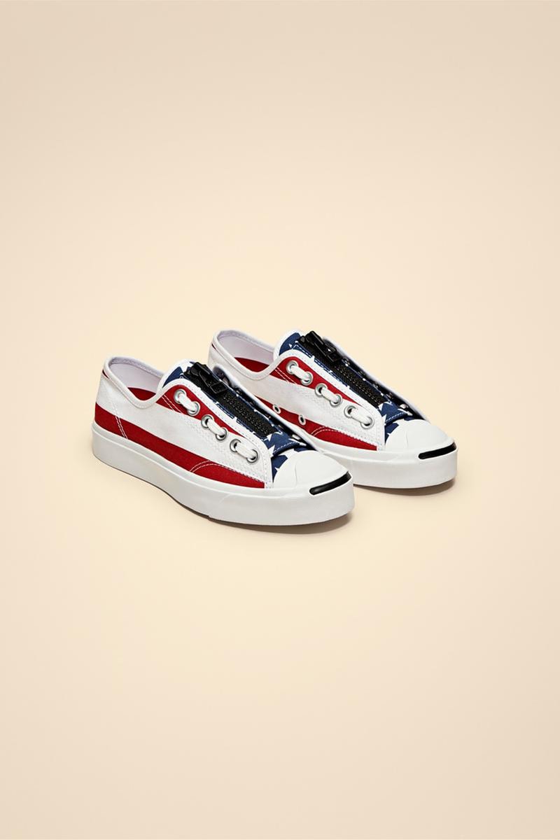 TAKAHIROMIYASHITATheSoloist. x Converse Jack Purcell Spring/Summer 2019 capsule motorcycle American flag 