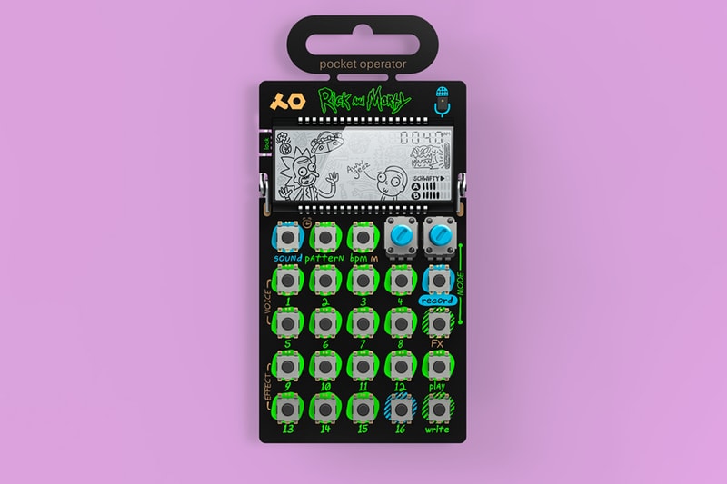 Teenage Engineering Rick and Morty Pocket Synth synthesizer music musician device tech gadget Netflix streaming service show series animated animation comedy