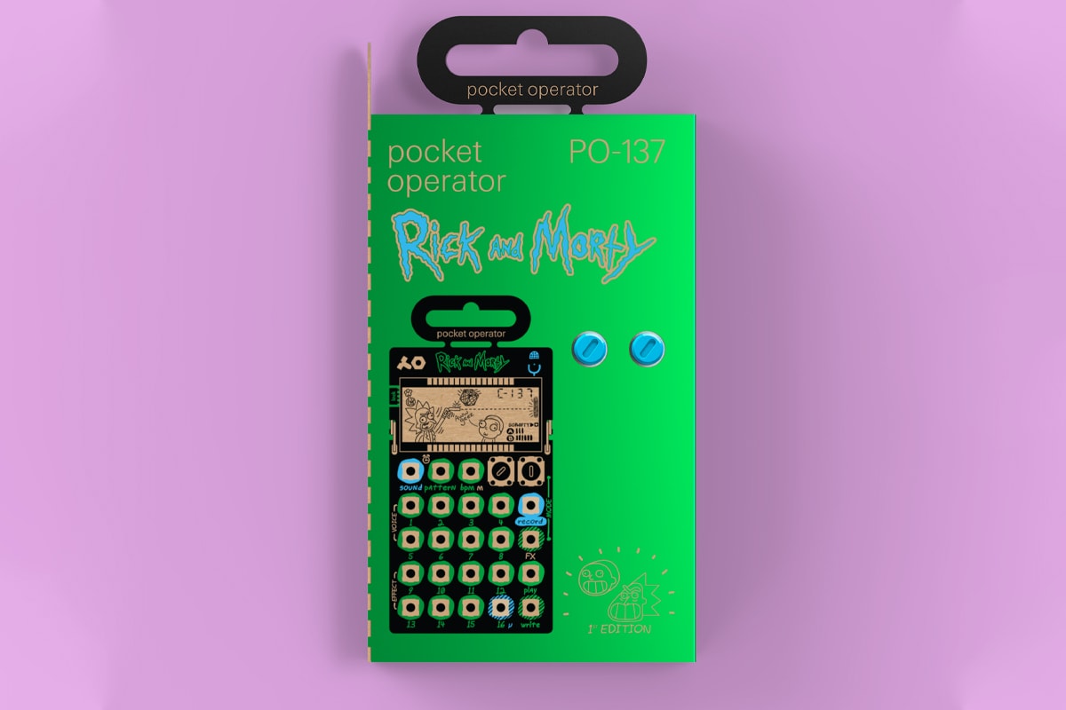 Teenage Engineering Rick and Morty Pocket Synth synthesizer music musician device tech gadget Netflix streaming service show series animated animation comedy