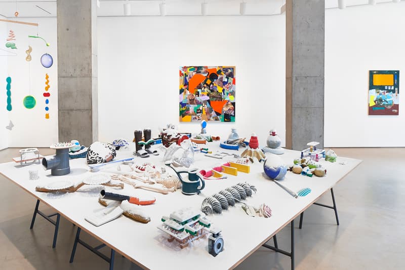 Teppei Kaneuji "Plastic Barricade" Exhibition Jane Lombard Gallery Japanese artist consumerism consumption societal ideologies White Discharge series