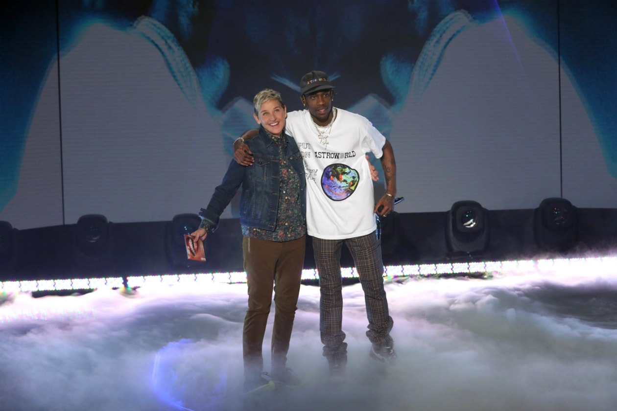 The Ellen DeGeneres Show Migos Travis Scott Kanye West Rapper Childish Gambino Ellen interviews feature pharrell 