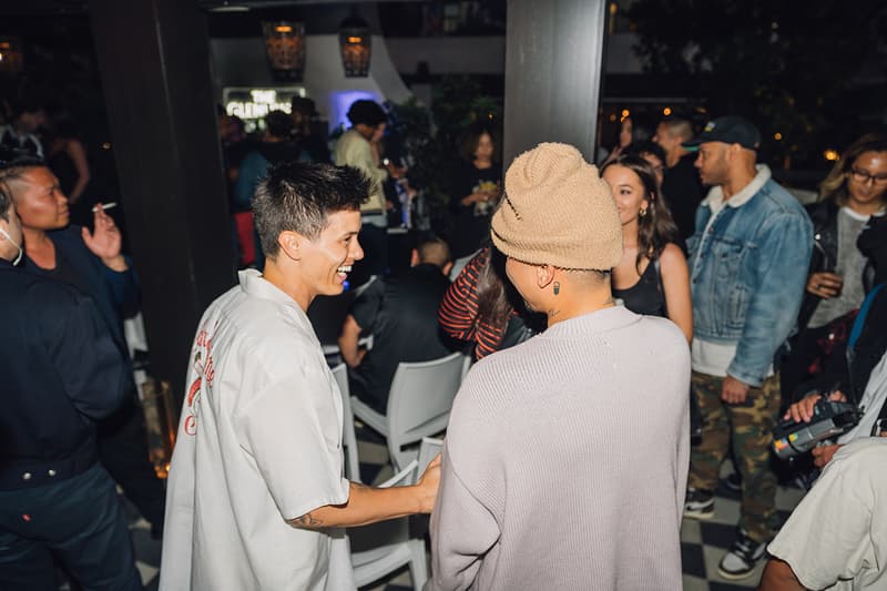 Rhuigi Villaseñor, Lola Plaku and Holly Jovenall, rhude, billy, los angeles, party, whiskey, hotel figueroa, courtney kenefick, panel