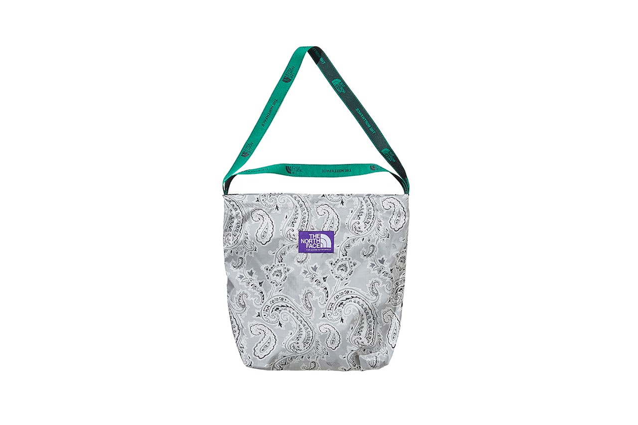 The North Face Purple Label Paisley Print Bag Collection Lightweight Waist Bag Tape Tote Shoulder Bag Spring Summer 2019 SS19 Nanamica Japan Release