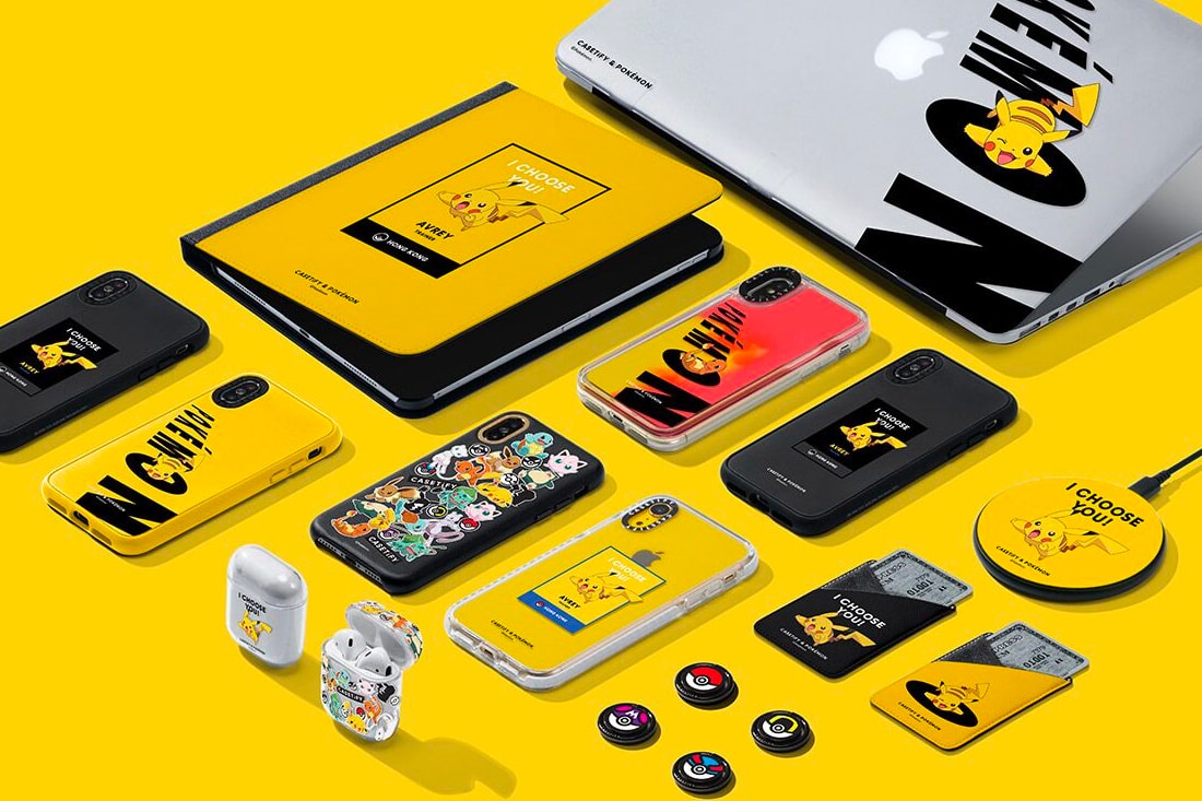 The Pokémon Company CASETiFY day night Collection Release case Apple iphone X Max Airpods Macbook card case ipad ring Detective Pikachu accessories eevee charmander bulbasaur  Squirtle Snorlax Mew Jigglypuff personalized customizable co-lab