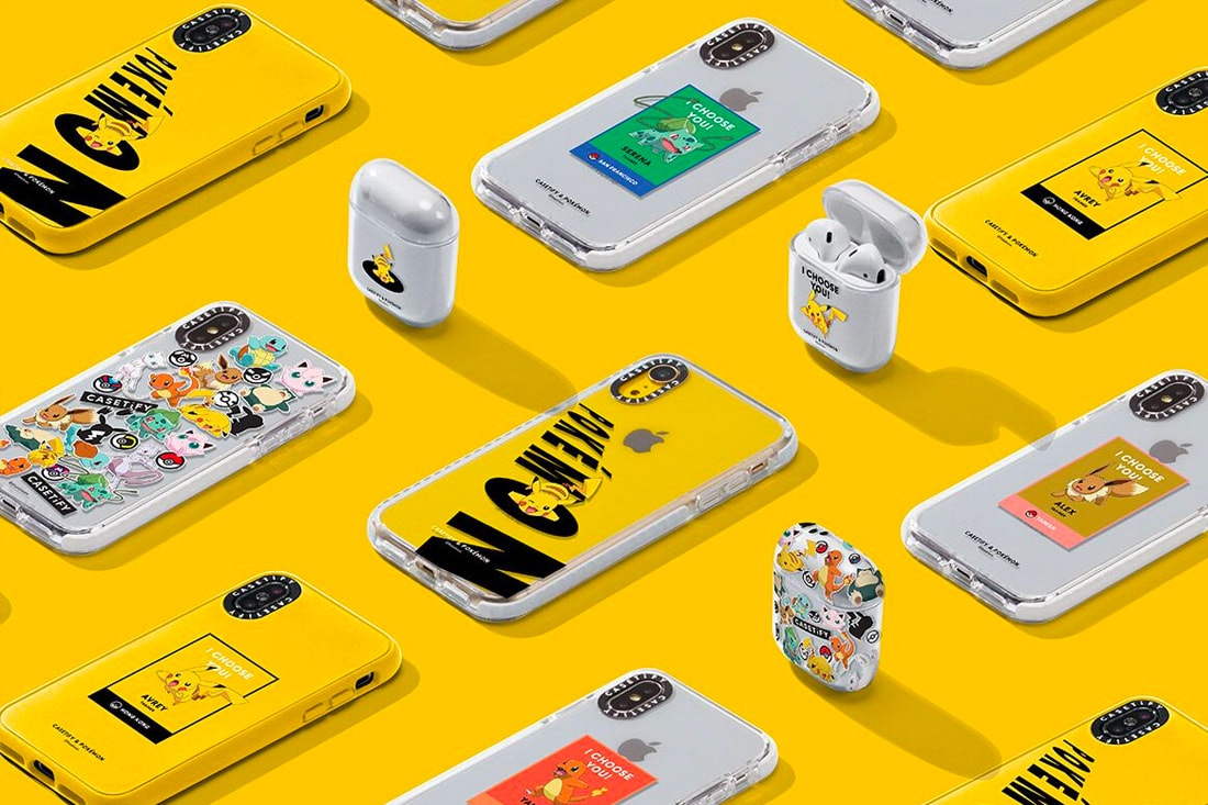 The Pokémon Company CASETiFY day night Collection Release case Apple iphone X Max Airpods Macbook card case ipad ring Detective Pikachu accessories eevee charmander bulbasaur  Squirtle Snorlax Mew Jigglypuff personalized customizable co-lab