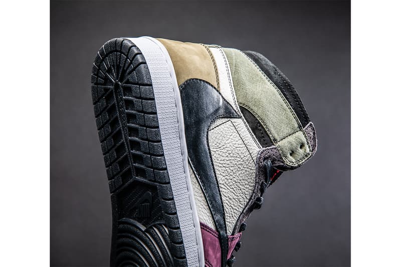 the shoe surgeon Earth Tone "Scrap Leather" TS AJ1 release info travis scott air jordan 1 cactus jack sneaker customs nike jordan brand michael drop date info price