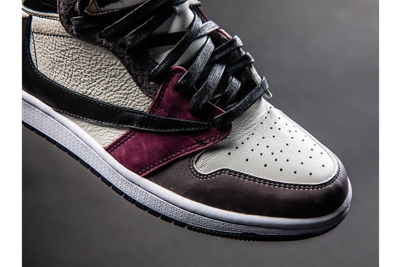 the shoe surgeon Earth Tone "Scrap Leather" TS AJ1 release info travis scott air jordan 1 cactus jack sneaker customs nike jordan brand michael drop date info price 