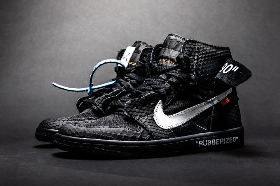 Take a Look at The Shoe Surgeon's Lux Rubberized Python AJ1