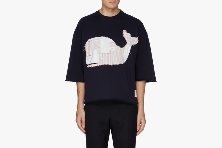Thome Browne's Whale Motif Gets Brought to Life With Fraying Patchwork