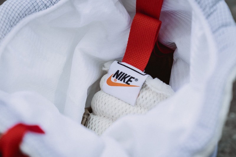Tom Sachs x Nike Mars Yard Overshoe Closer Look collaboration colorway blue white detailed imagery