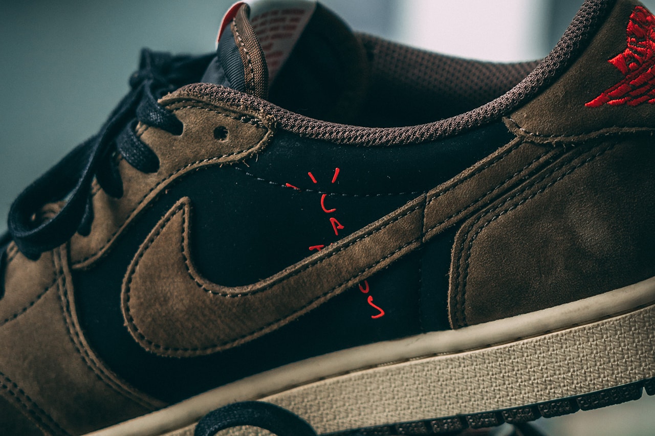 Travis Scott X Air Jordan 1 Low On Feet Closer Look Photos Hypebeast Travis Scott X Air Jordan 1 Low On Feet Closer Look Photos Hypebeast