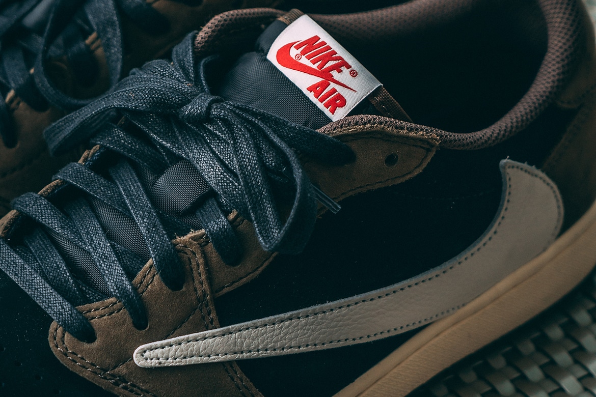 Travis Scott X Air Jordan 1 Low On Feet Closer Look Photos Hypebeast Travis Scott X Air Jordan 1 Low On Feet Closer Look Photos Hypebeast
