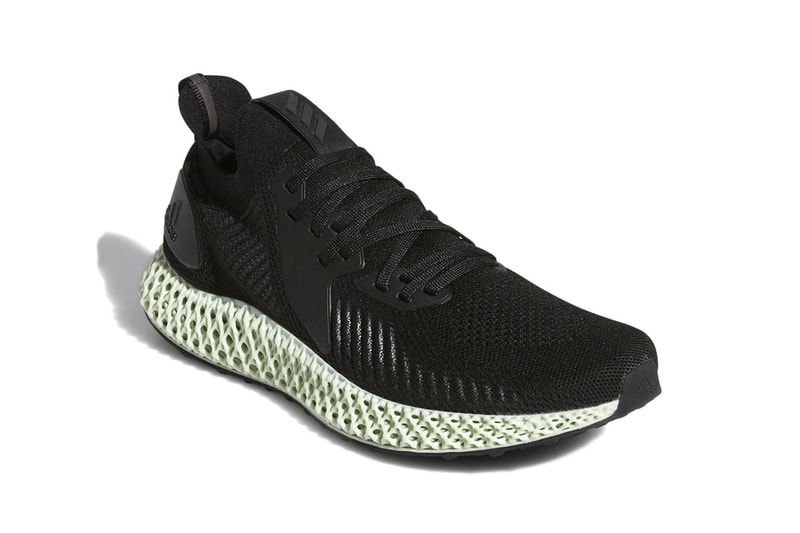 Updated adidas AlphaEDGE 4D First Look Futurecraft White Black 3D printed