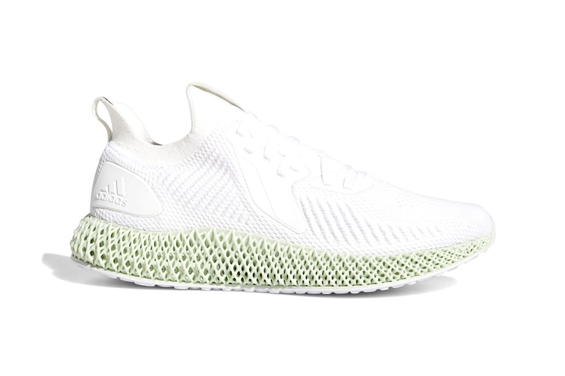 Updated adidas AlphaEDGE 4D First Look Futurecraft White Black 3D printed