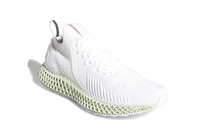 Updated adidas AlphaEDGE 4D First Look Futurecraft White Black 3D printed