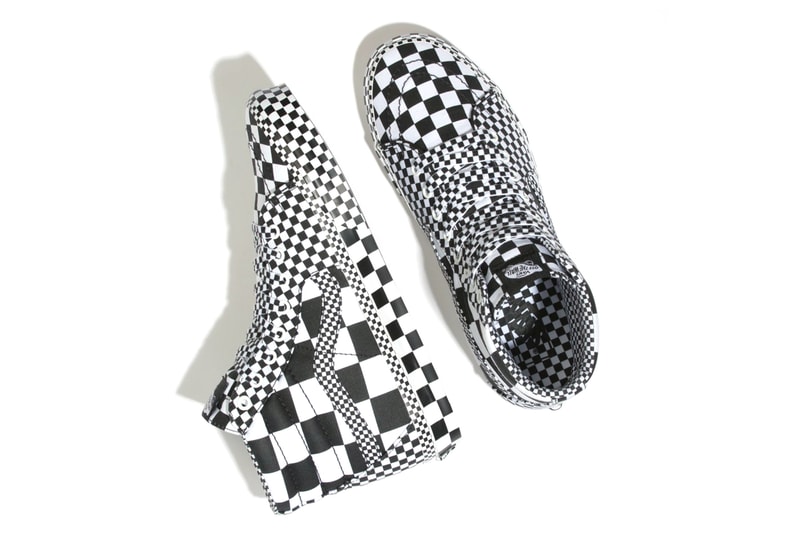 Vans "All Over Checkerboard" Pack Release Info BLACK/TRUE WHITE old skool sk8-hi release date price drop shoes skate lifestyle company brand california