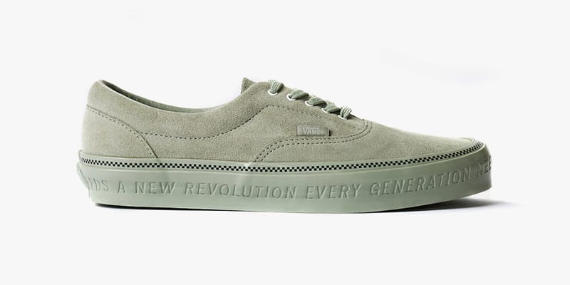 vans slip on sage