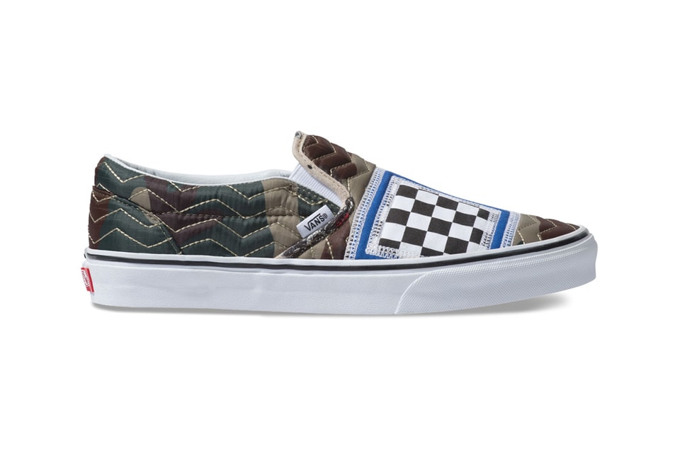 Slip-On Quilting "Camo" Release Hypebeast