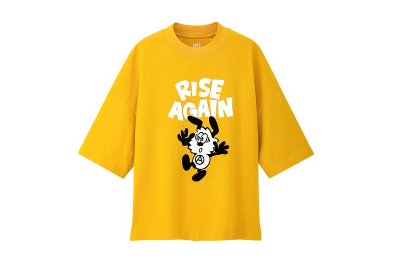 Verdy Rise Again UT UNIQLO SS19 Release Info spring/summer nigo girls don't cry tokyo japan womenswear collection menswear unisex graphics positive t-shirts shirts tees shirt dressed Break the Mold LIVE FAST LIVE LONG I'm the Luckiest