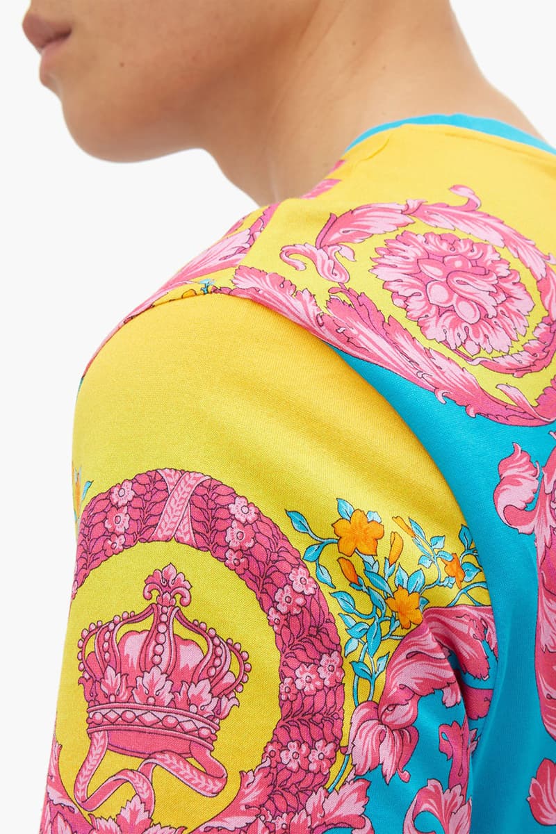 Versace Medusa Head and Crown Print T-Shirt Lightweight Jacket Pre-Fall 2019 Donatella Vibrant Festival Season Wardrobe Pieces Italian High End MATCHESFASHION Shop