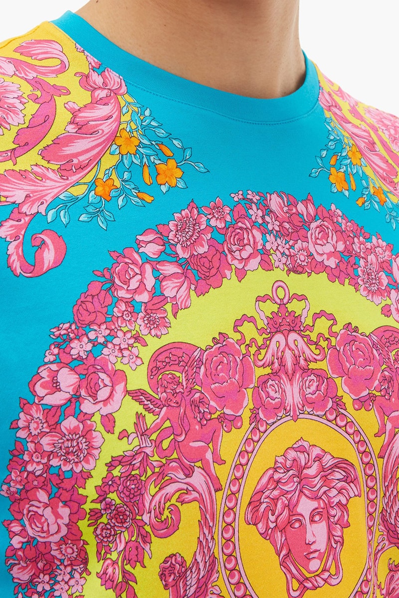 Versace Medusa Head and Crown Print T-Shirt Lightweight Jacket Pre-Fall 2019 Donatella Vibrant Festival Season Wardrobe Pieces Italian High End MATCHESFASHION Shop 