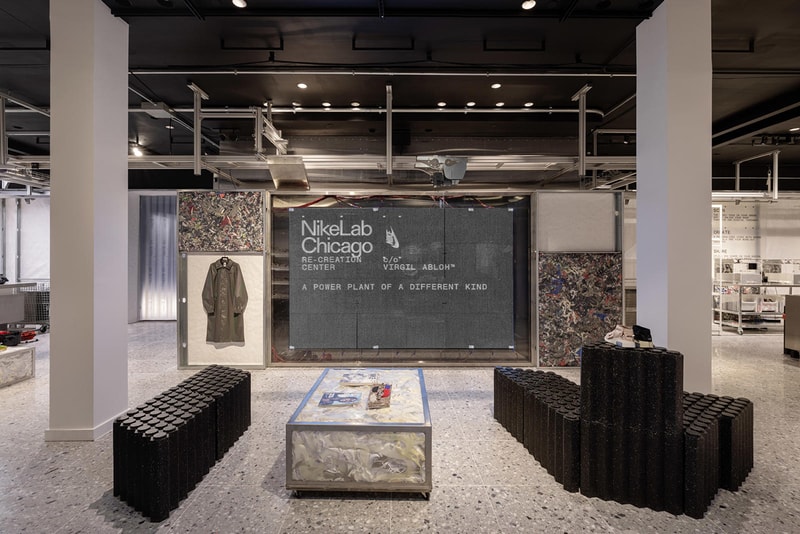 NikeLab Chicago Re-Creation Center c/o Virgil Abloh collaboration open space experiential may 31 2019 july 28 673 N Michigan Ave Illinois IL 60611