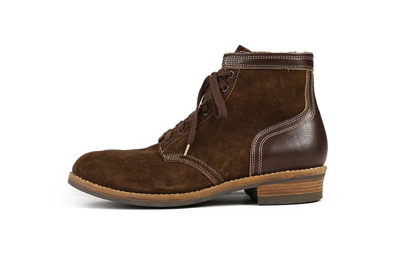 visvim Lafayette Boot Folk Veg Suede Release hiroki nakamura japan burton designer FBT shoes boots handmade goodyear welt leather