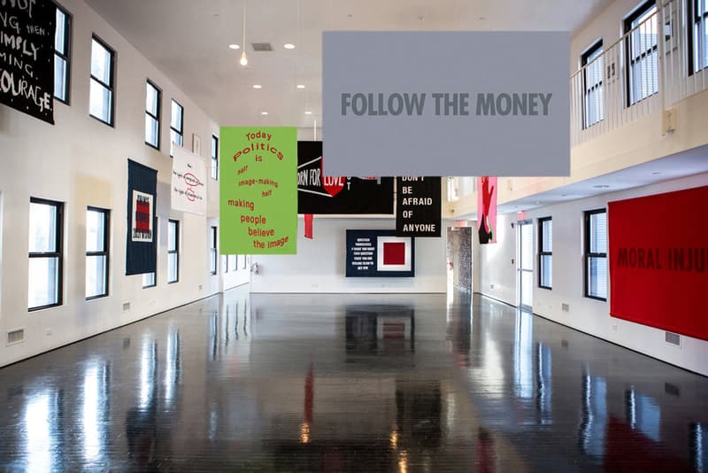 house of trees word on the street exhibition public art initiative refugees jenny holzer carrie mae weems tania bruguera anne carson laurie anderson wangechi mutu
