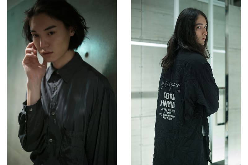 Yohji Yamamoto Y's BANG ON! Runway Backstage show japan presentation men 